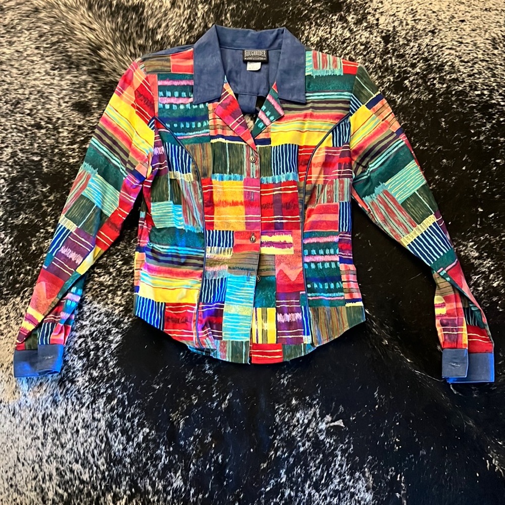 Vintage roughrider button down shirt